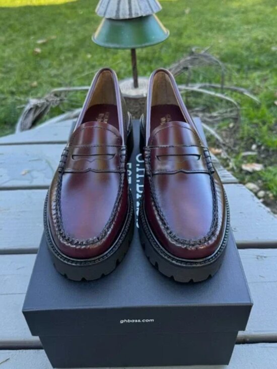 G.H. Bass & Co. Shoes - G.H. Bass Whitney Weejuns Super Lug Sole Penny Loafer